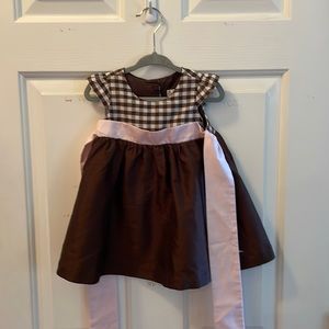 Beautiful brown and pink dress